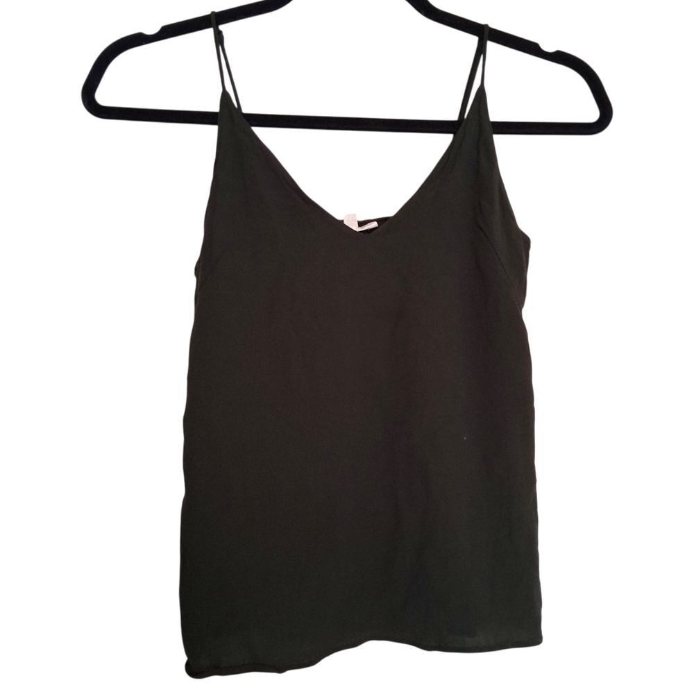 Aritzia Wilfred Free Rayon Camisole Tank Top in Dark Olive Green Size XXS